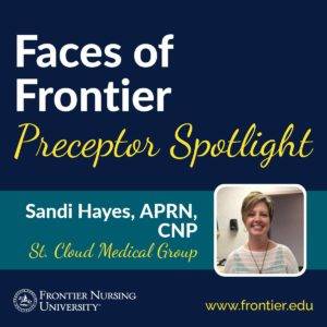 Preceptor Spotlight: Sandi Hayes, APRN, CNP
