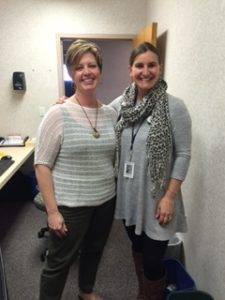 Sandi Hayes with preceptee Kelli Papesh