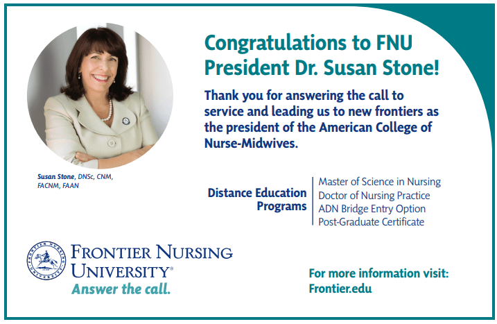 Dr. Susan Stone Inducted as ACNM President