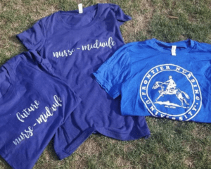 FNU "Nurse-Midwife" t-shirts for sale