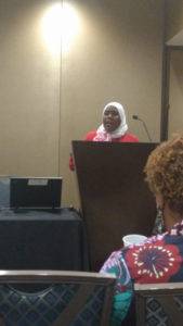 Ameenah Jackson presents at NBNA
