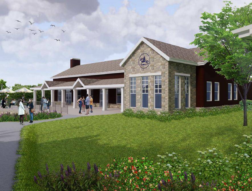 Versailles Campus dining hall rendering