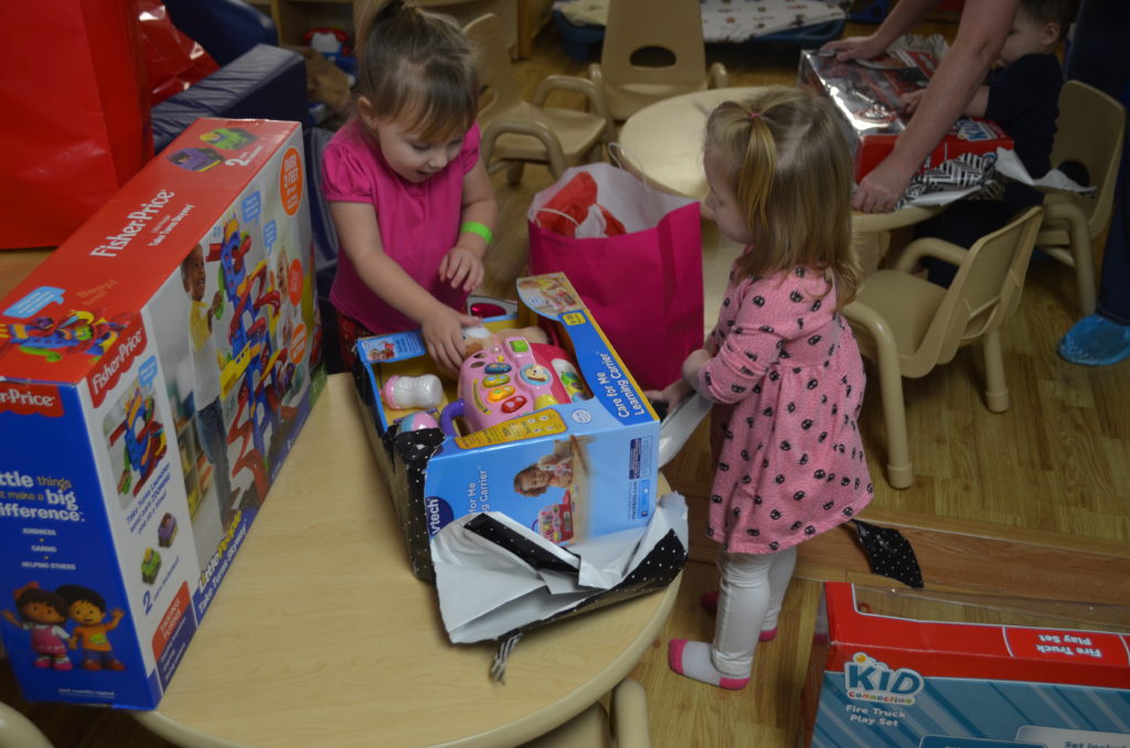 Each gift was chosen according to the children's preferences