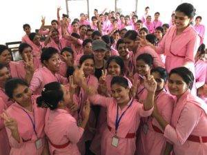 Jennifer at the birth center in Bangladesh